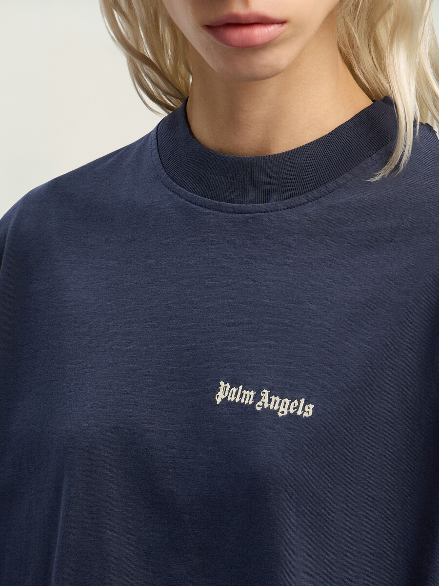 klassisches logo-t-shirt-packung locker