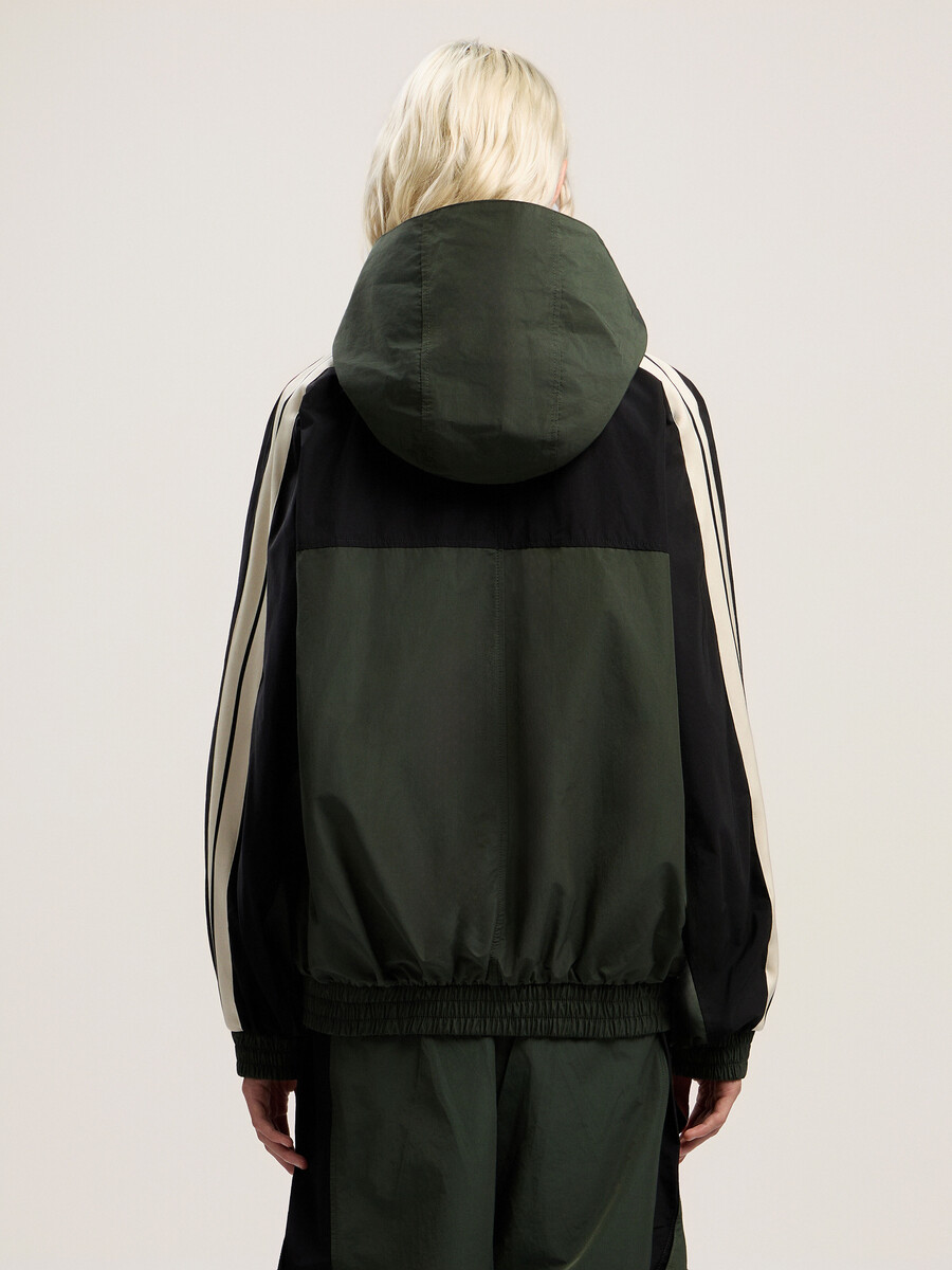 colorblock track windbreaker