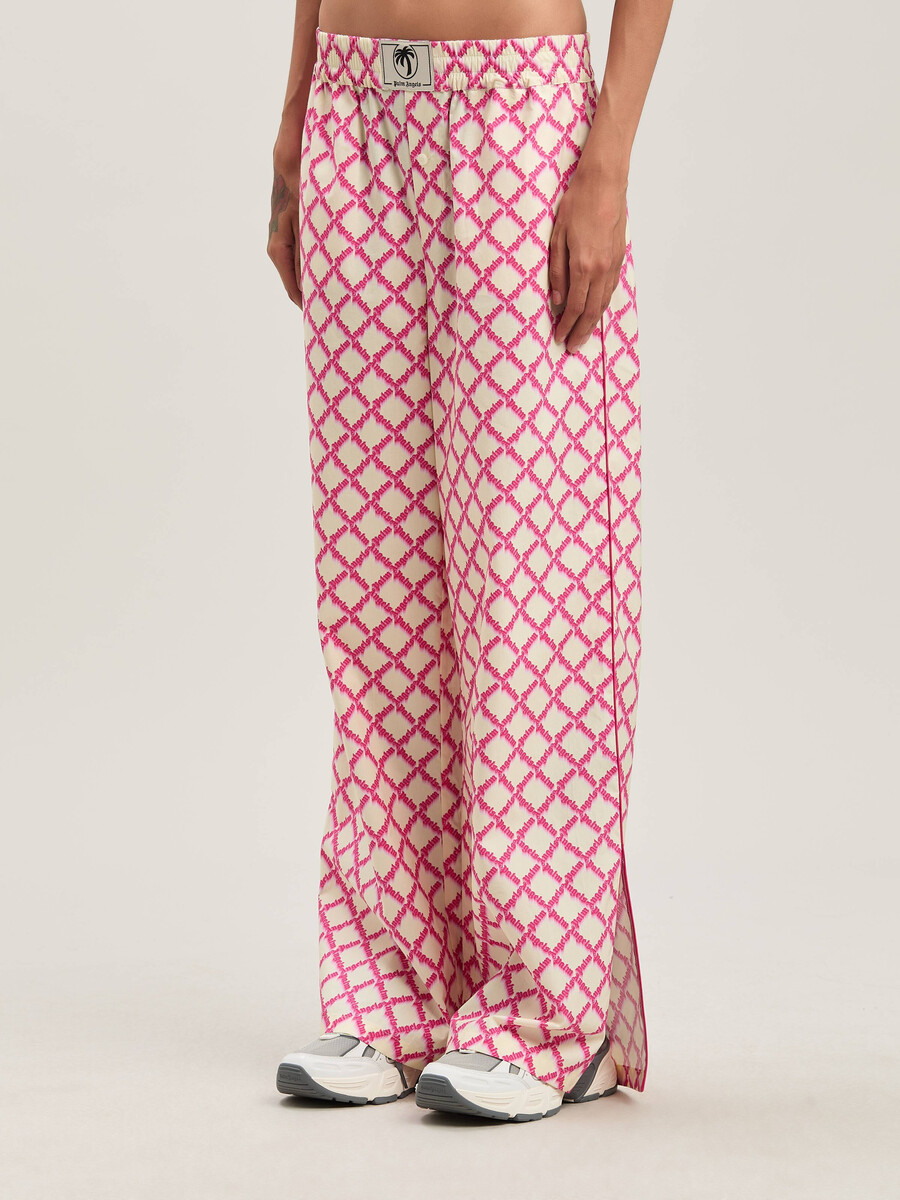 net logo split pants