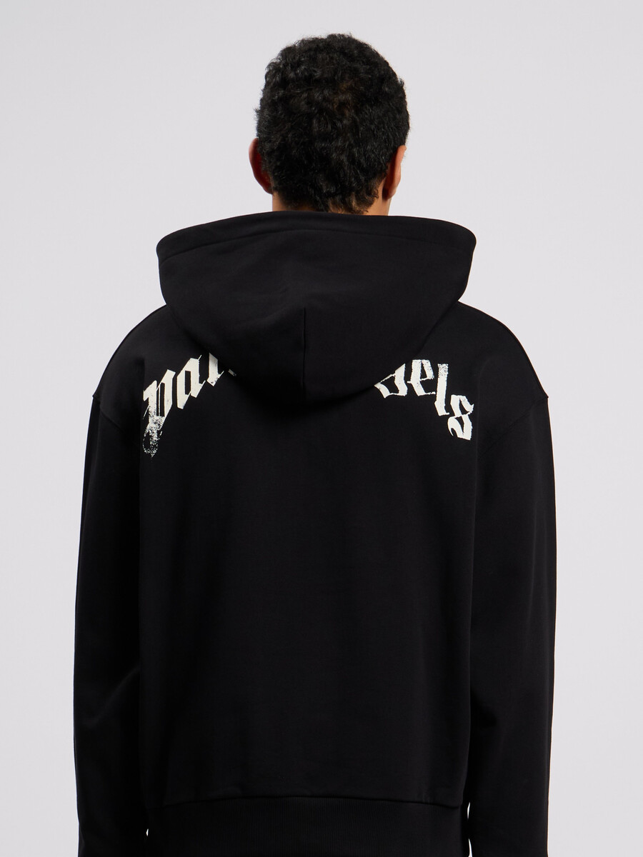 spray broken bear hoodie