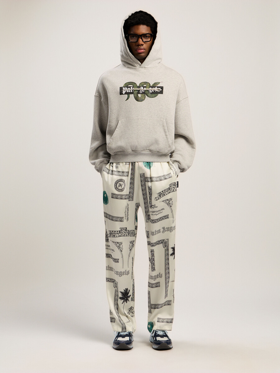 hoodie mit schlangenmotiv