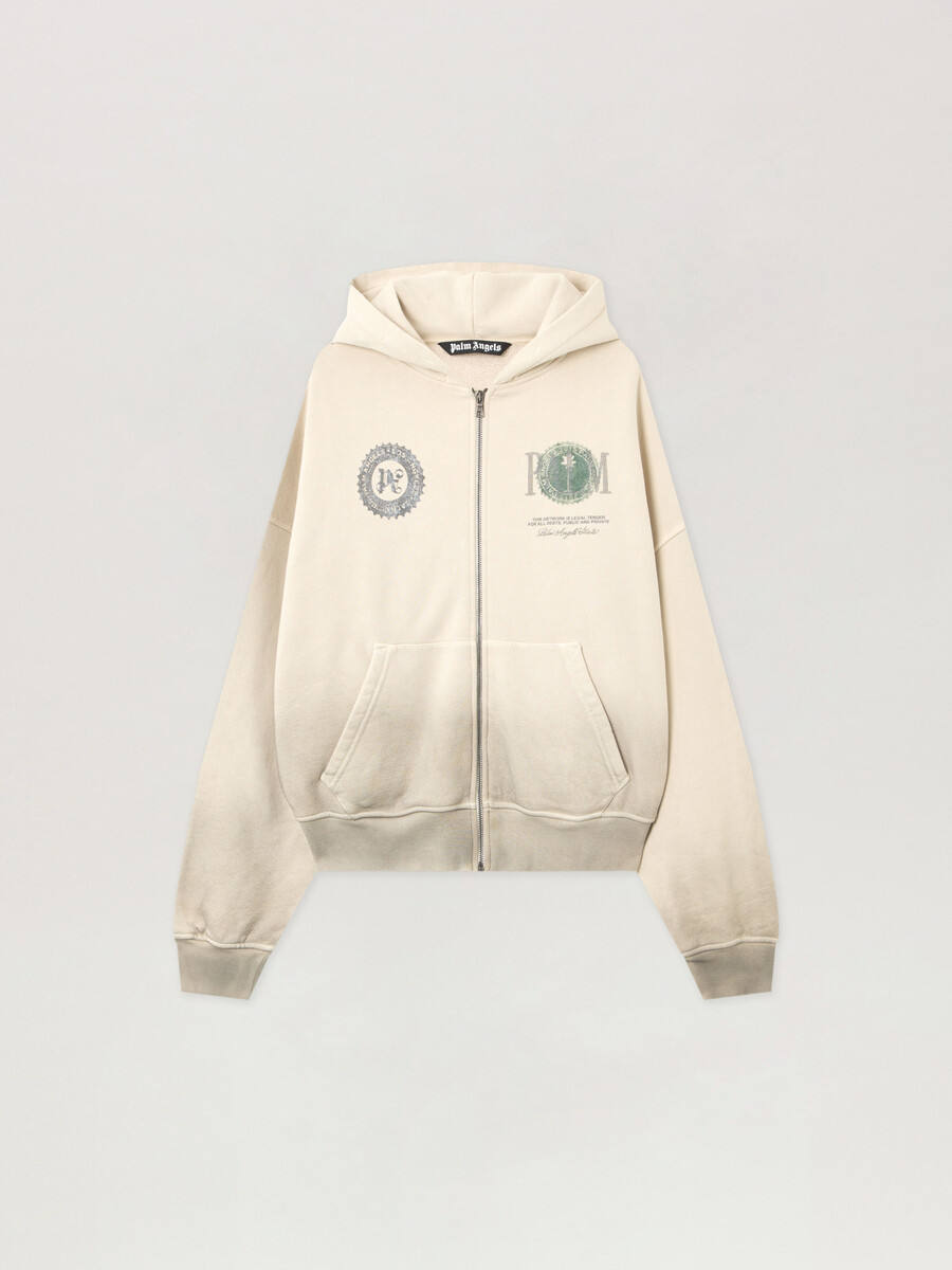 dollar zipped loose hoodie