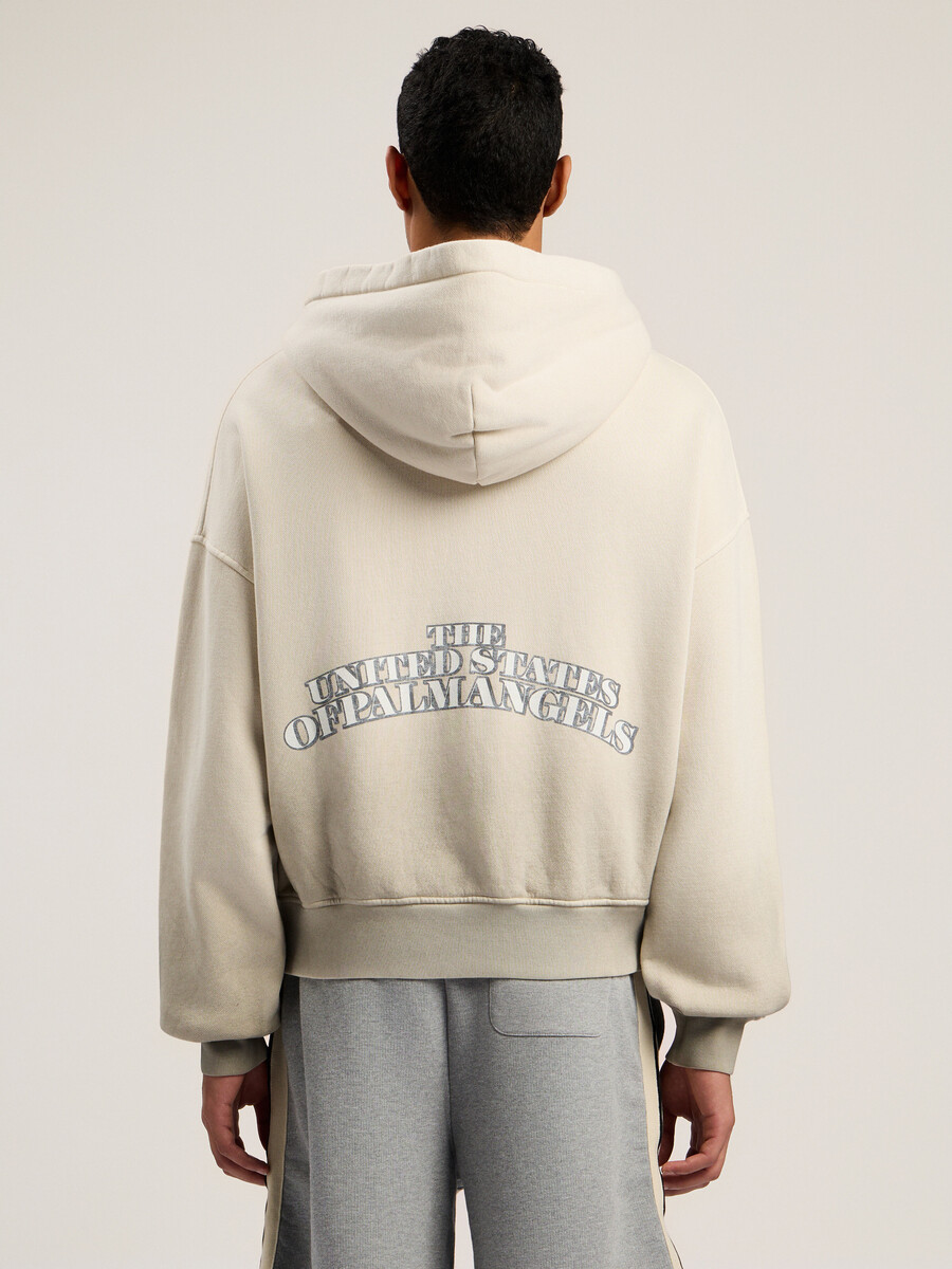 dollar zipped loose hoodie