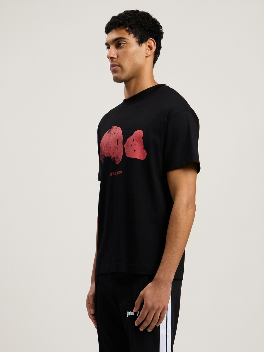 spray broken bear t-shirt