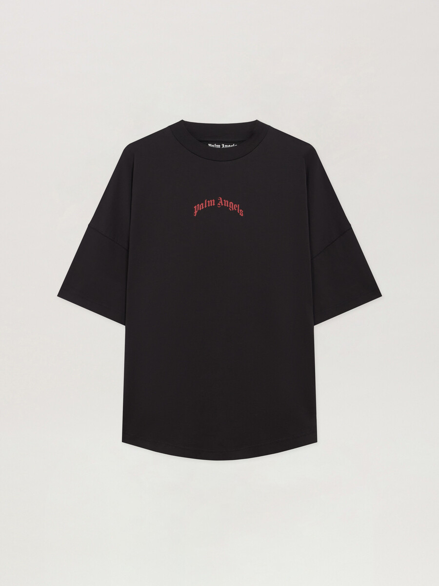 gebogenes logo-over-t-shirt