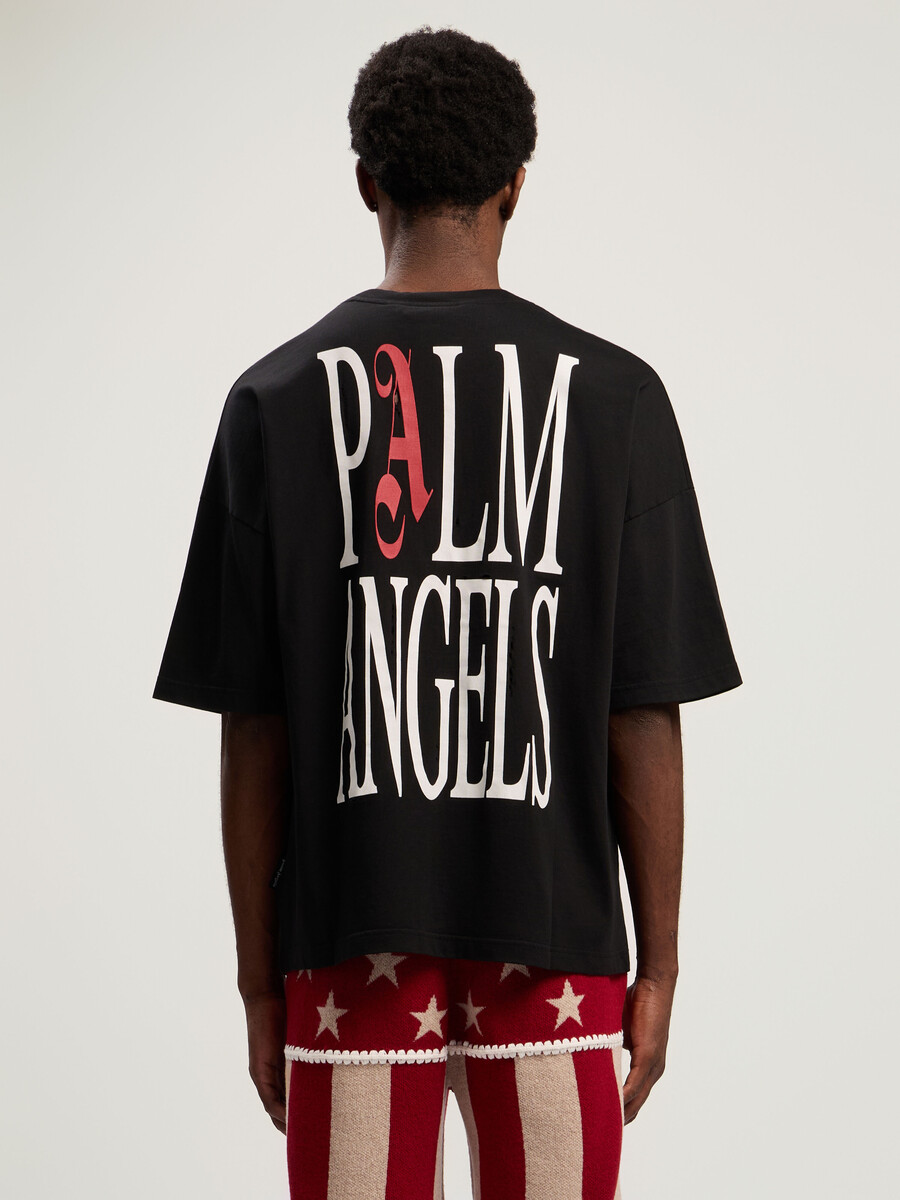 flames flag loose t-shirt