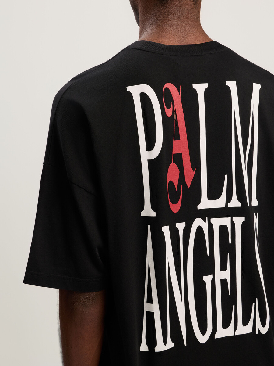 flames flag loose t-shirt