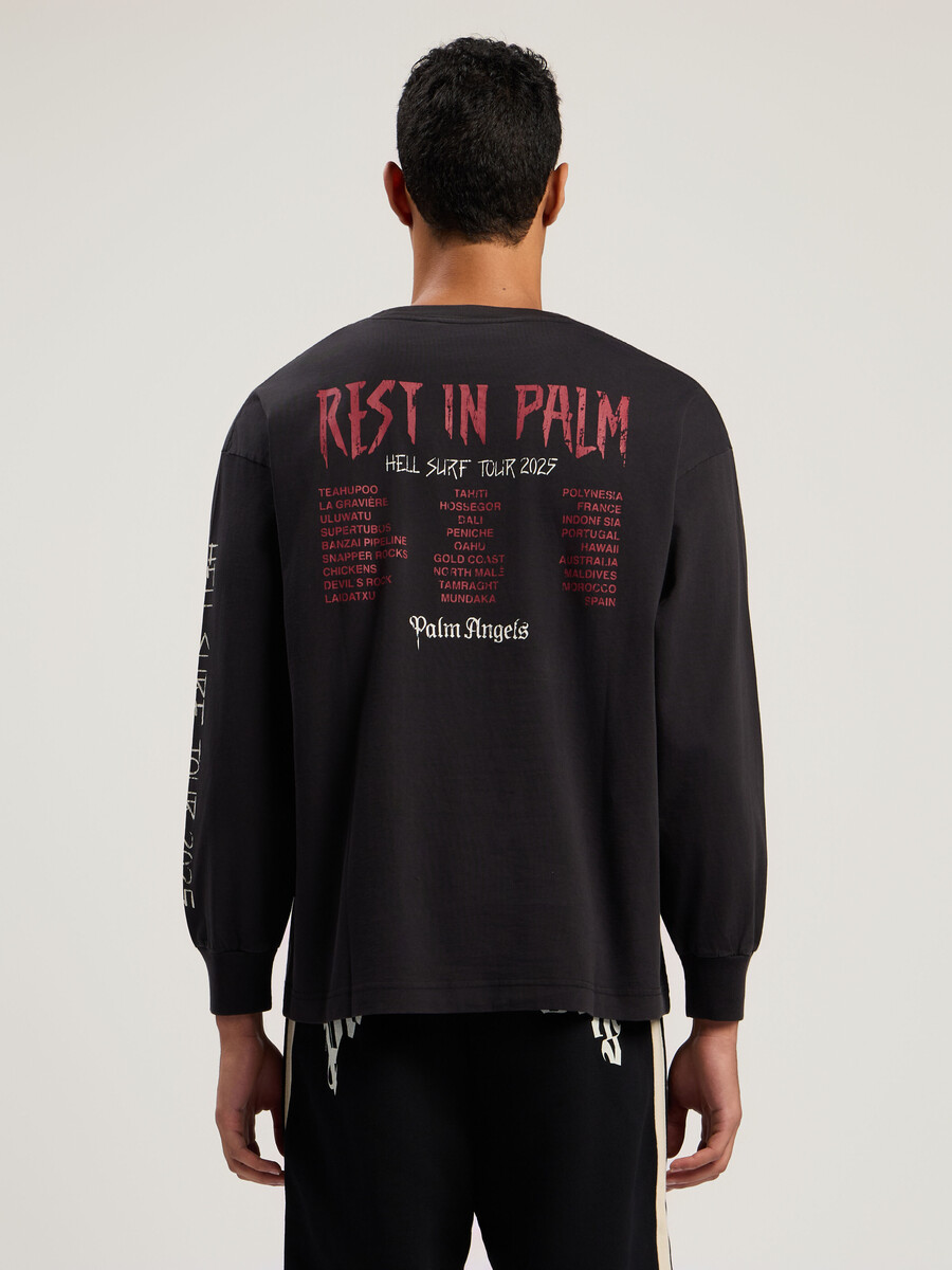 langarm-t-shirt „rest in palm