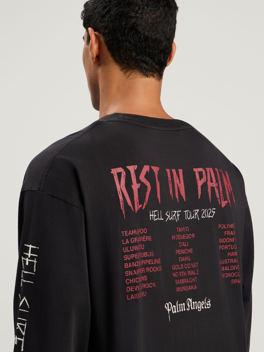 langarm-t-shirt „rest in palm