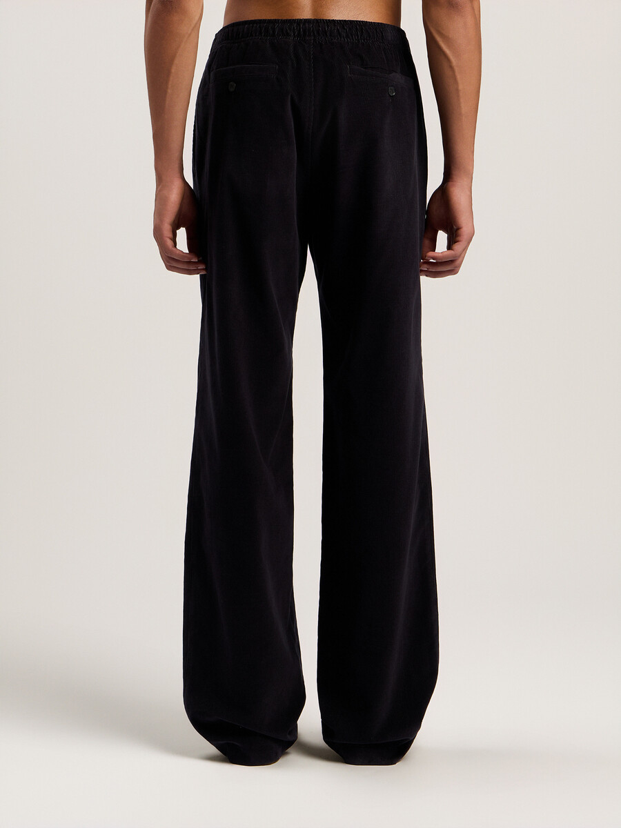 klassische cord-reisehose mit logo