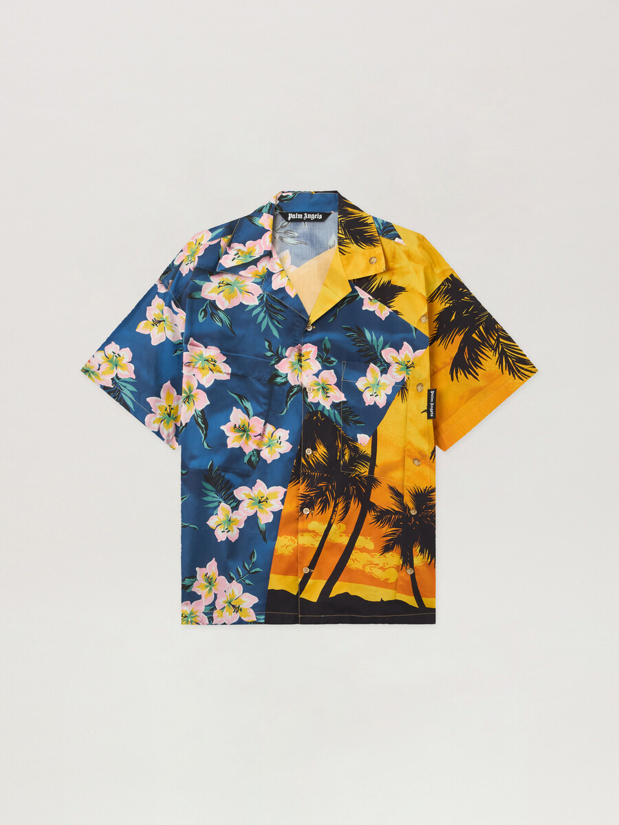 paxvlbq hawaiian mix shirt