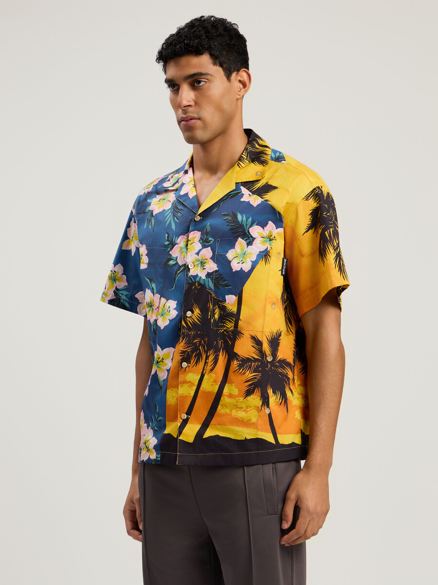 paxvlbq hawaiian mix shirt