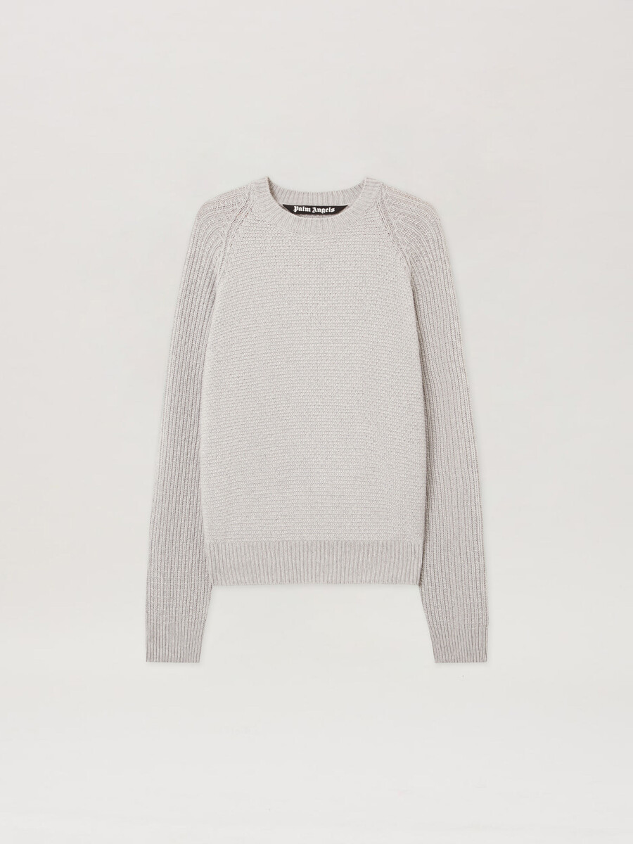 gebogener logo-ripppullover