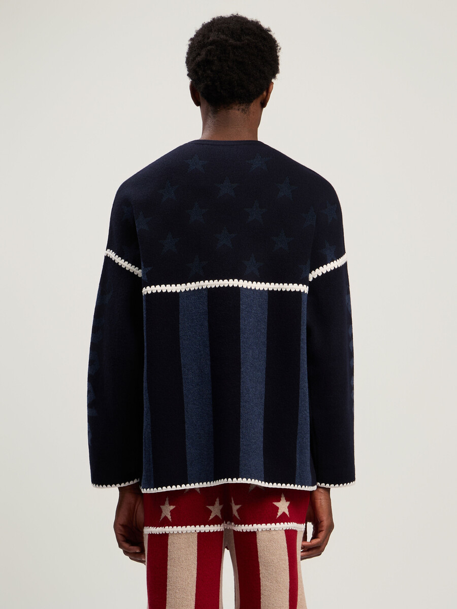 pullover mit sternen und streifen