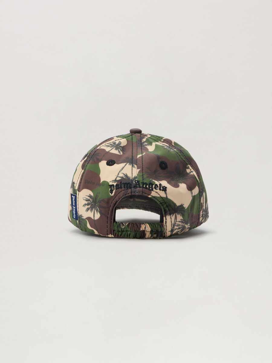 baseballkappe mit camouflage-palmenmuster