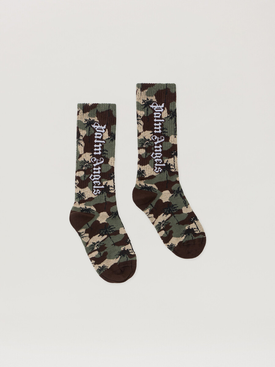 camo palms high socks