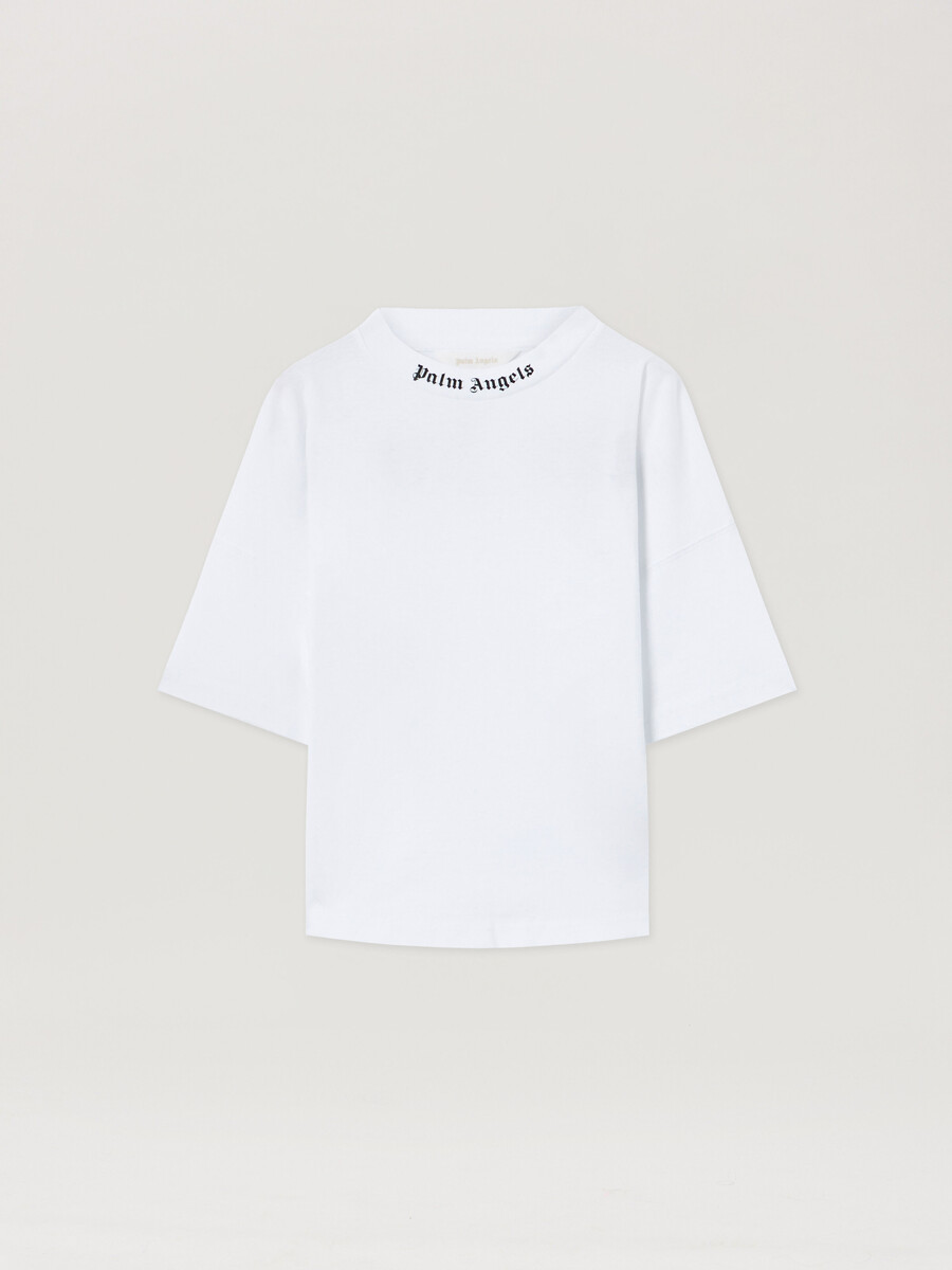 klassisches overlogo t-shirt kurzarm