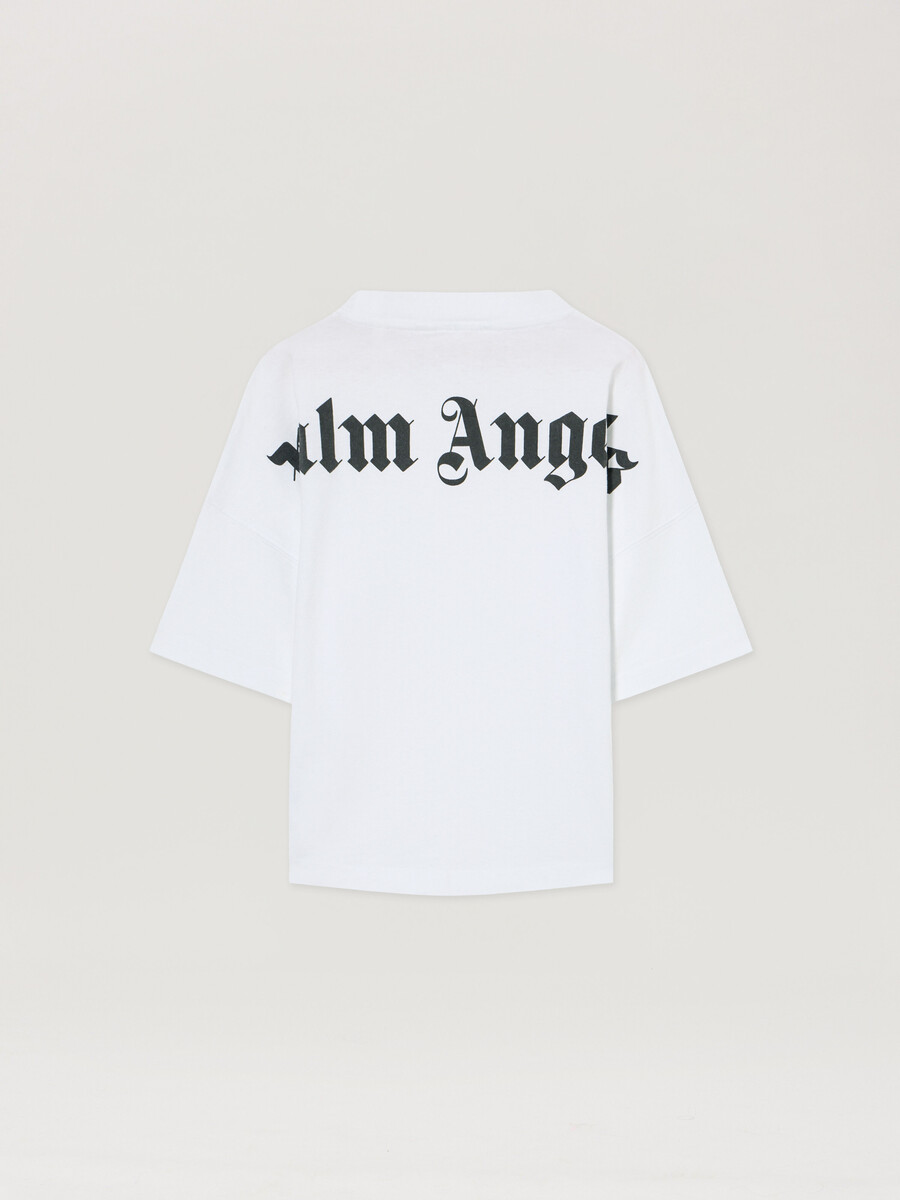 klassisches overlogo t-shirt kurzarm