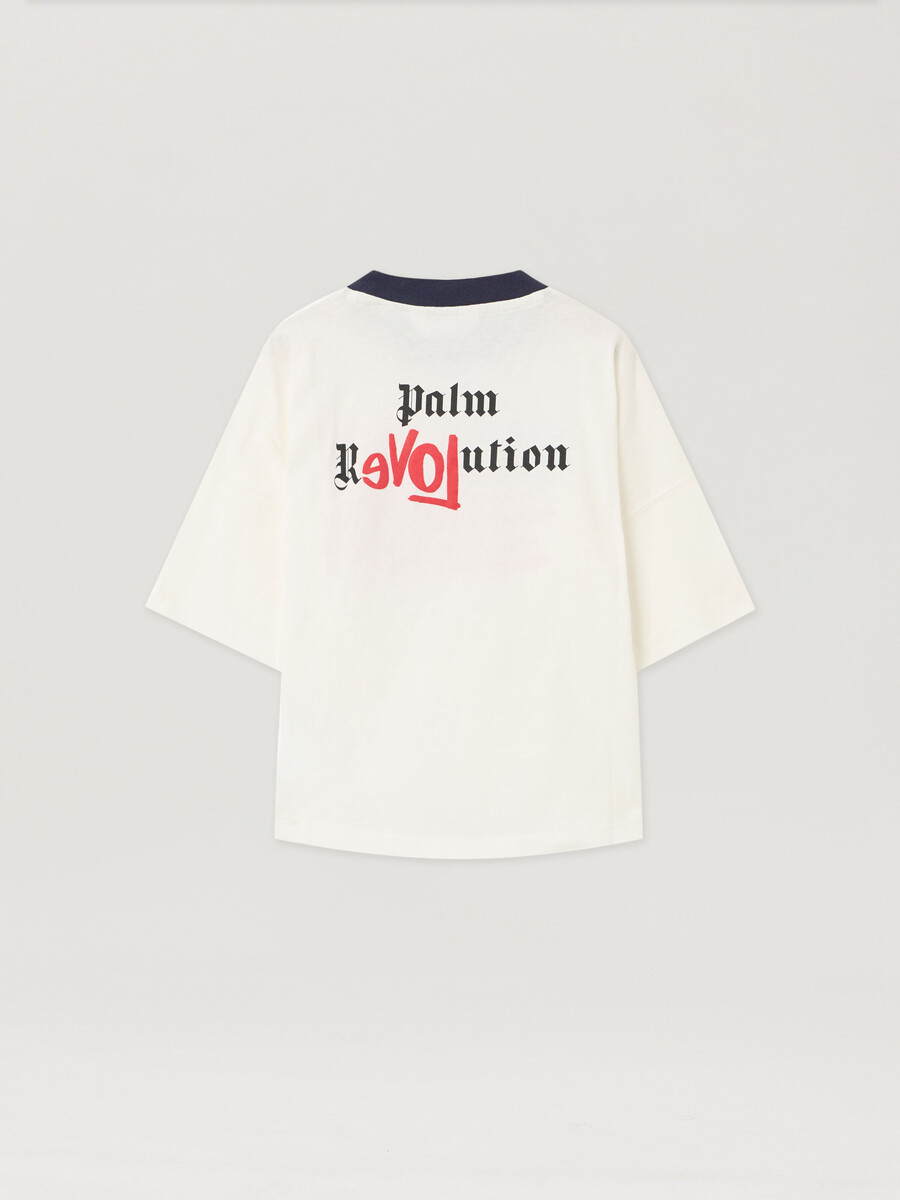 flaggenmotiv auf dem t-shirt