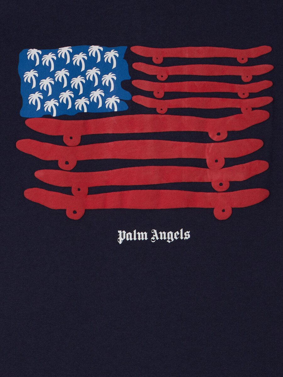 skate graphic crewneck t-shirt