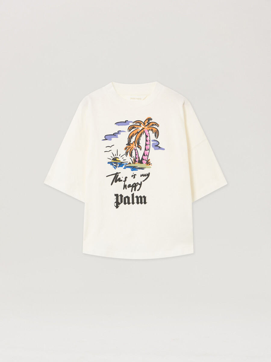 happy palms grafik-t-shirt