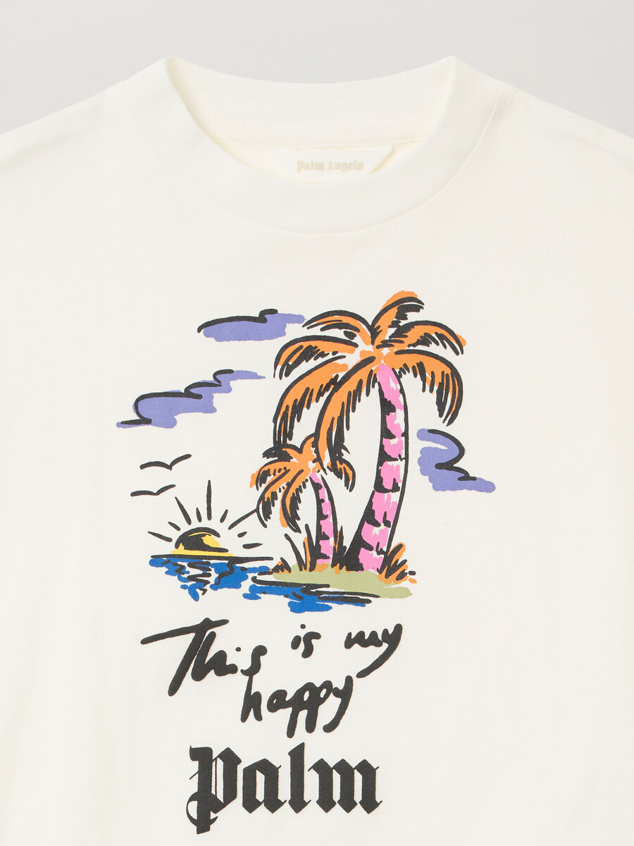 happy palms grafik-t-shirt