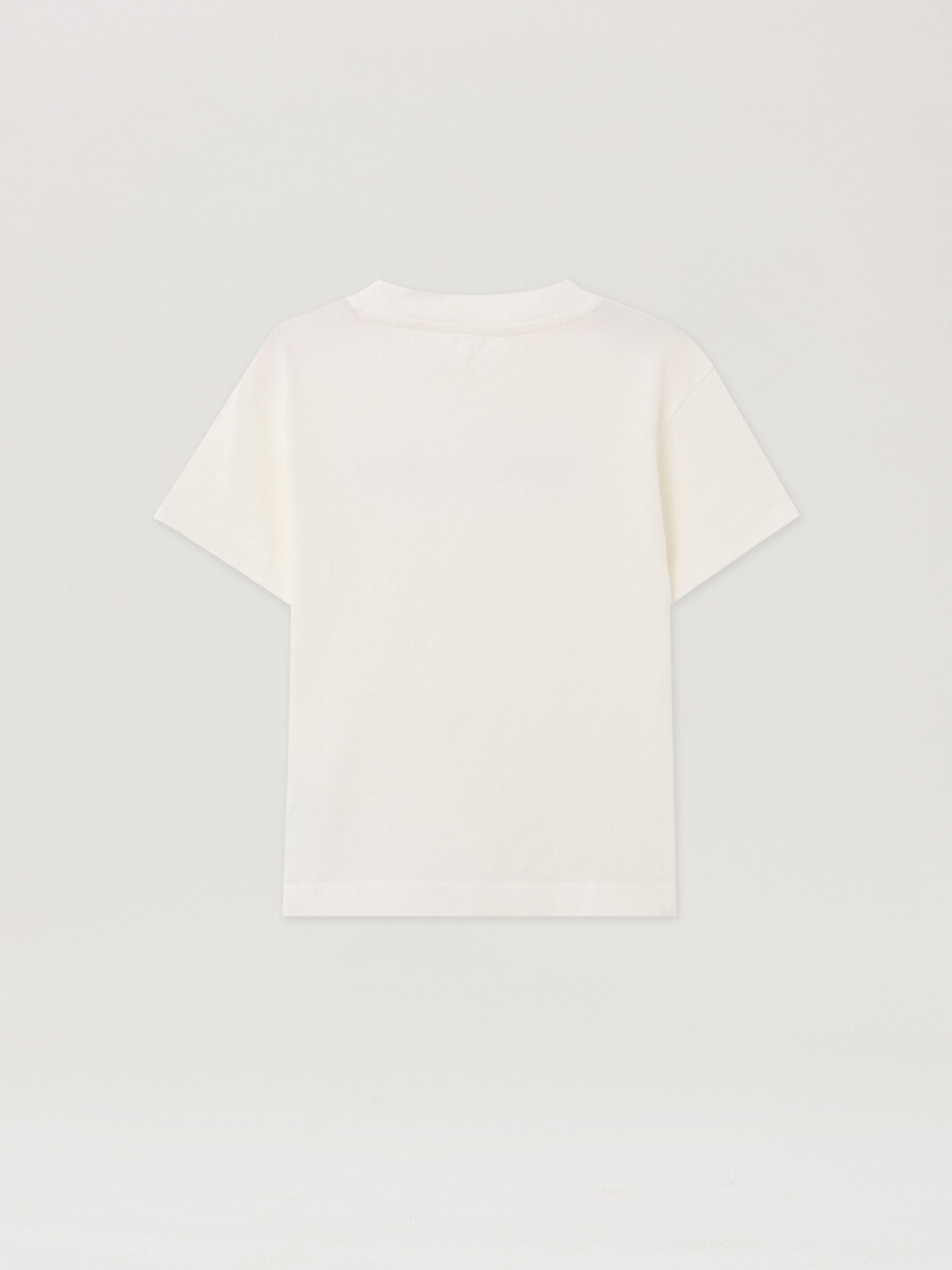 t-shirt mit verschwommenem logo