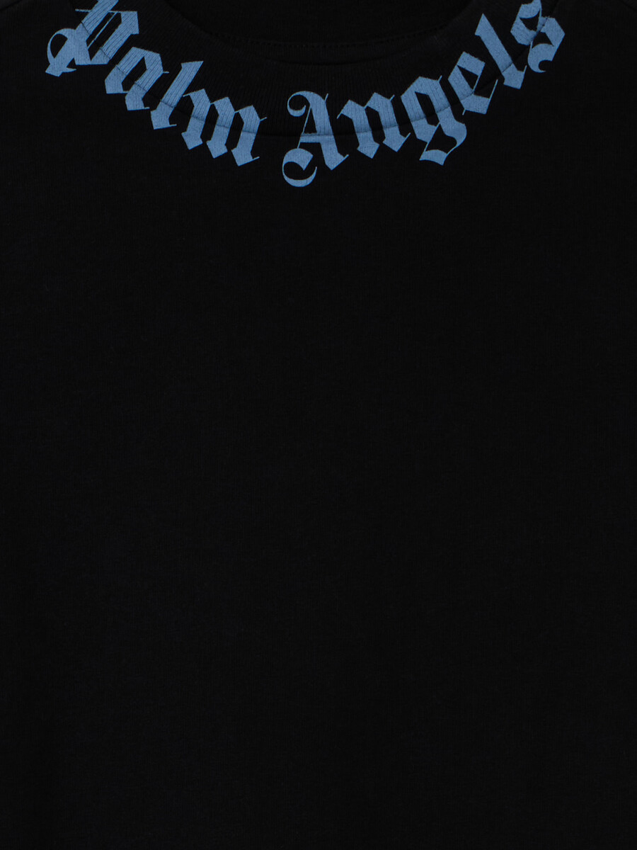regular t-shirt mit nackenlogo