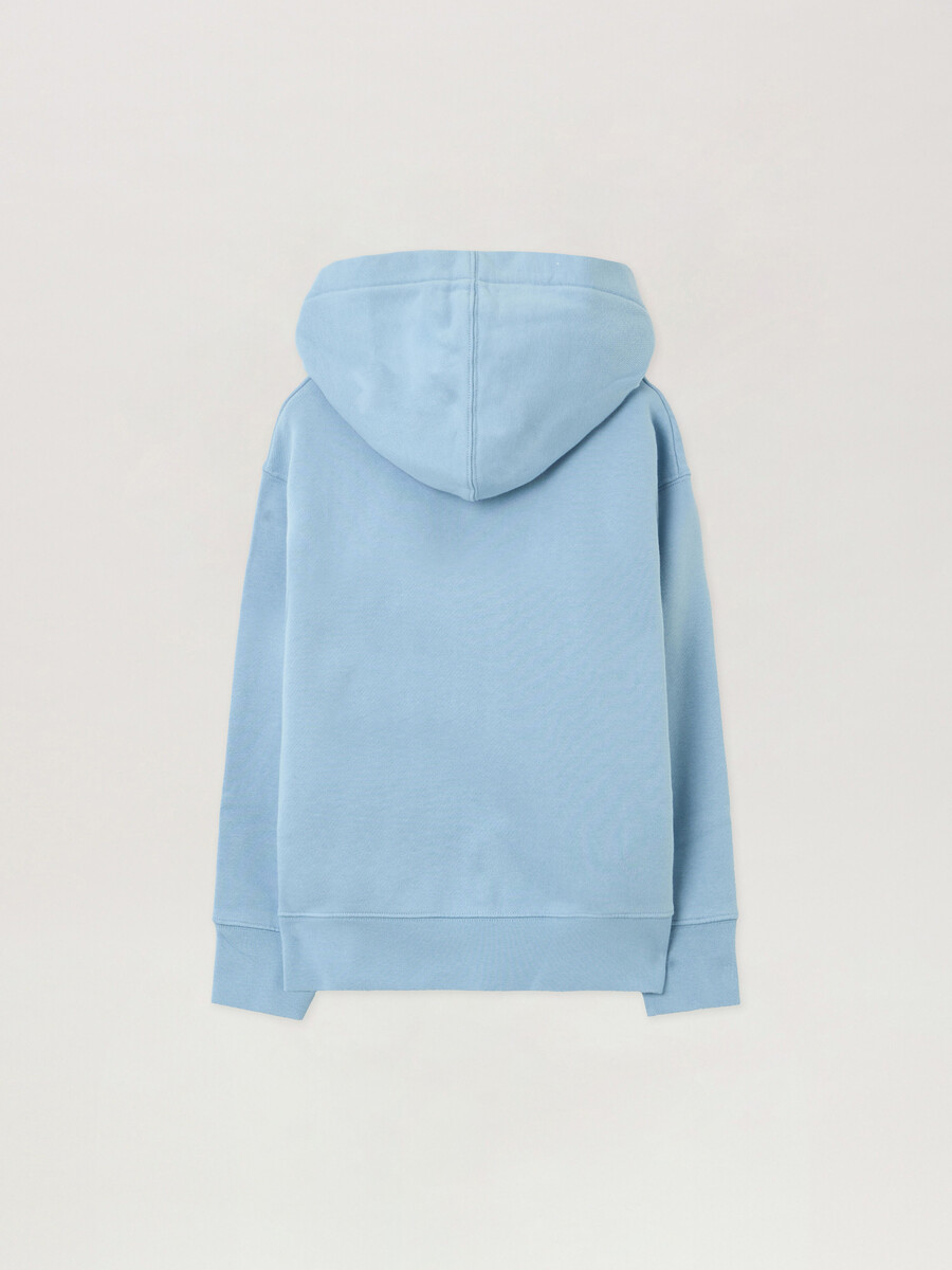 hoodie mit logo am hals