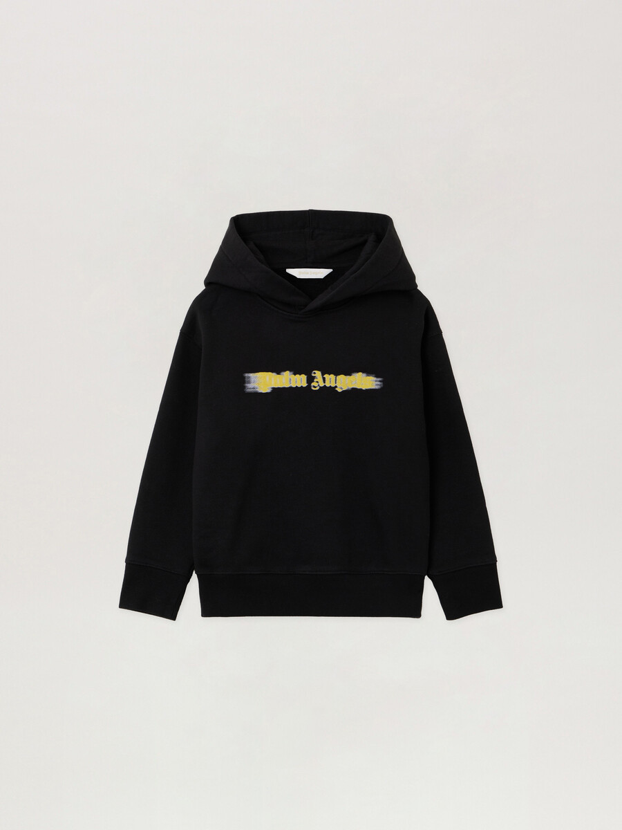 kapuzenpullover mit verschwommener logo
