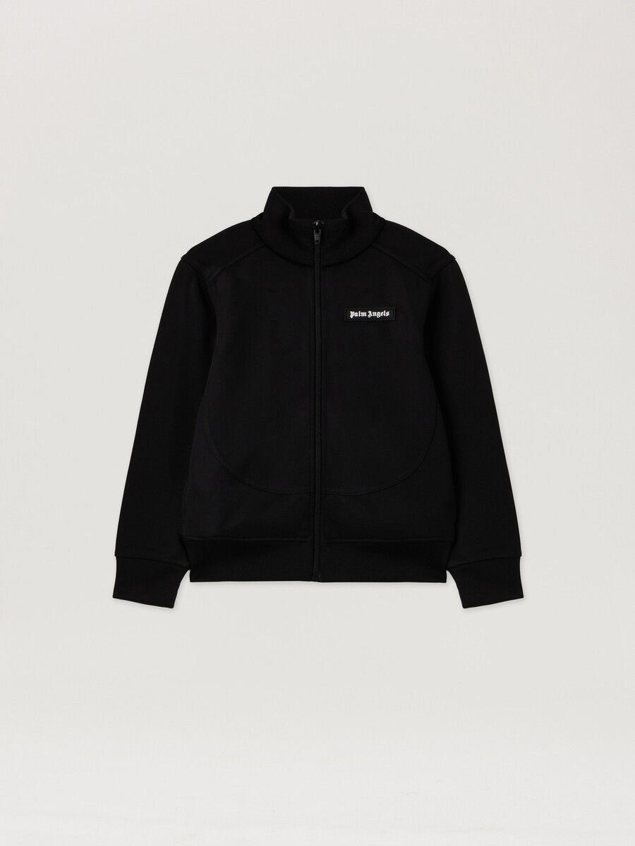 trainingsjacke mit gebogenem logo