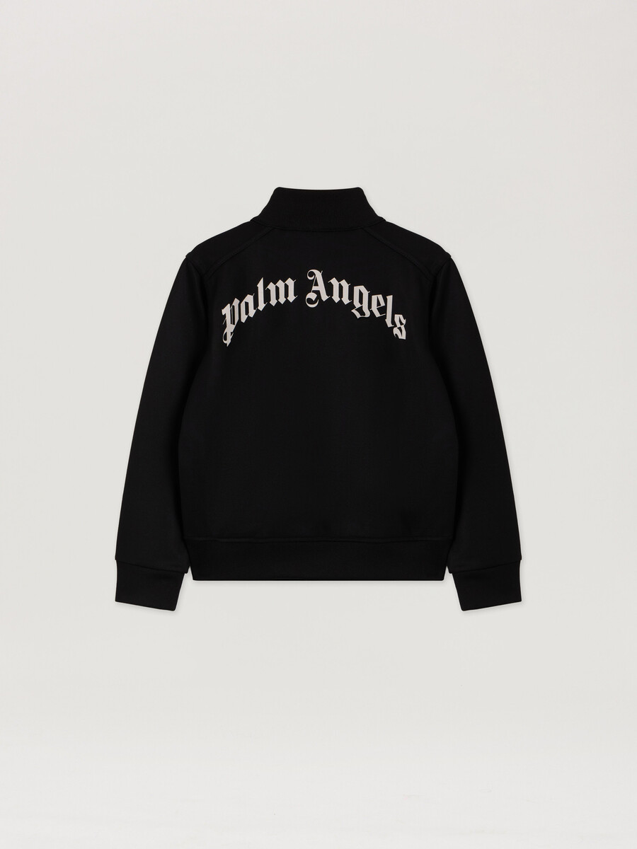 trainingsjacke mit gebogenem logo