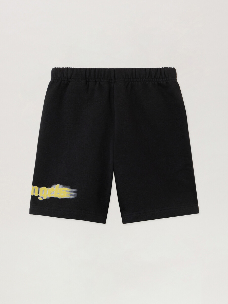 sweatshorts mit verschwommenem logo