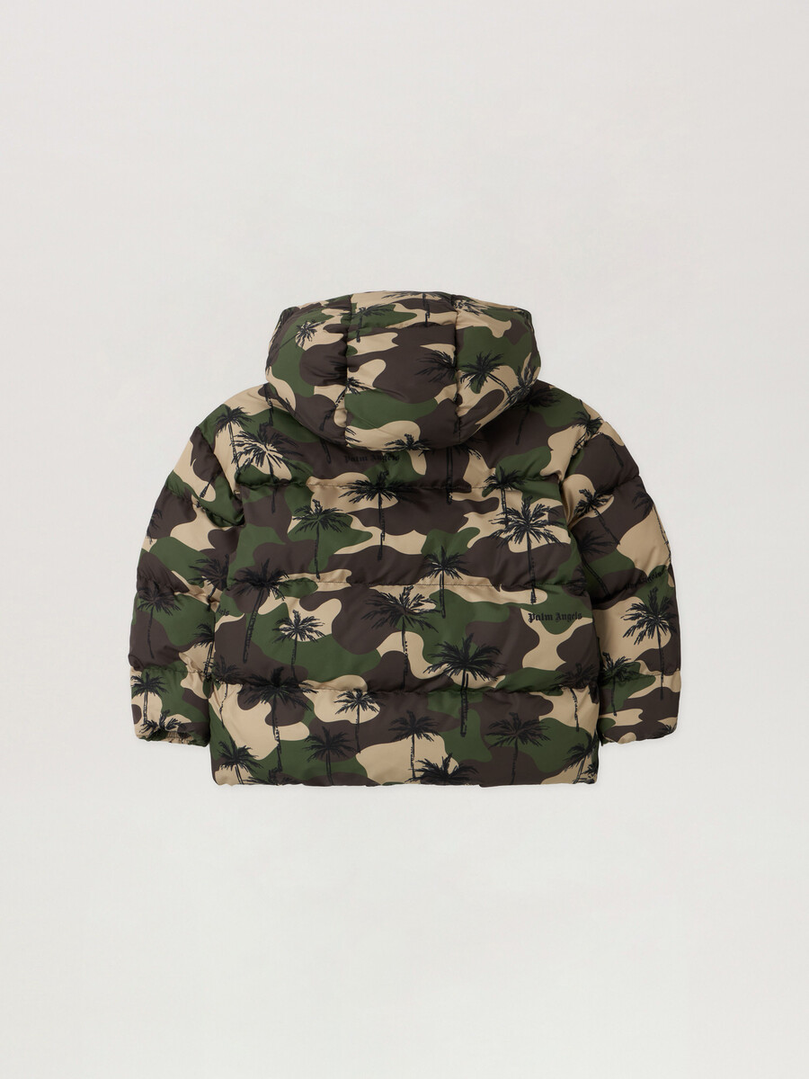 camo palms hoodie steppjacke