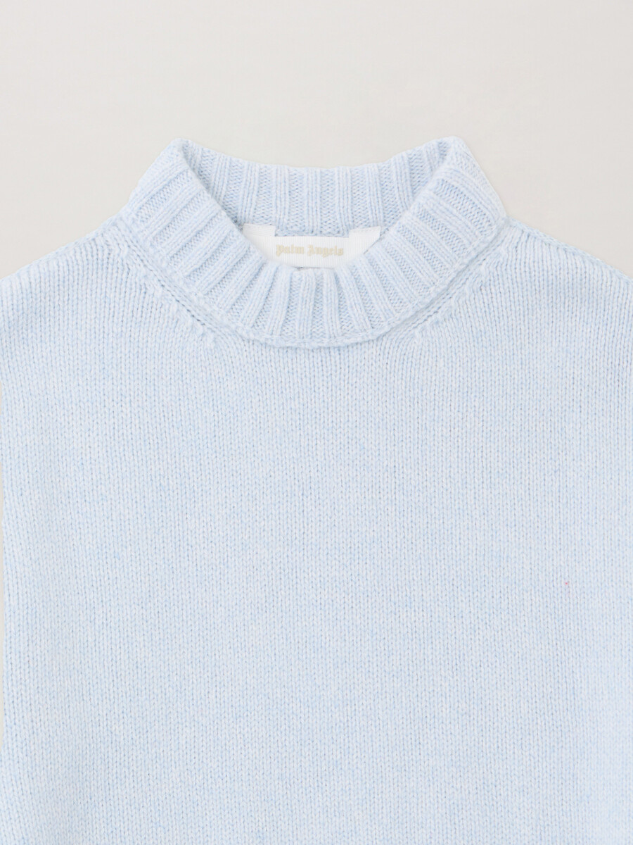 pullover mit geschwungenem logo