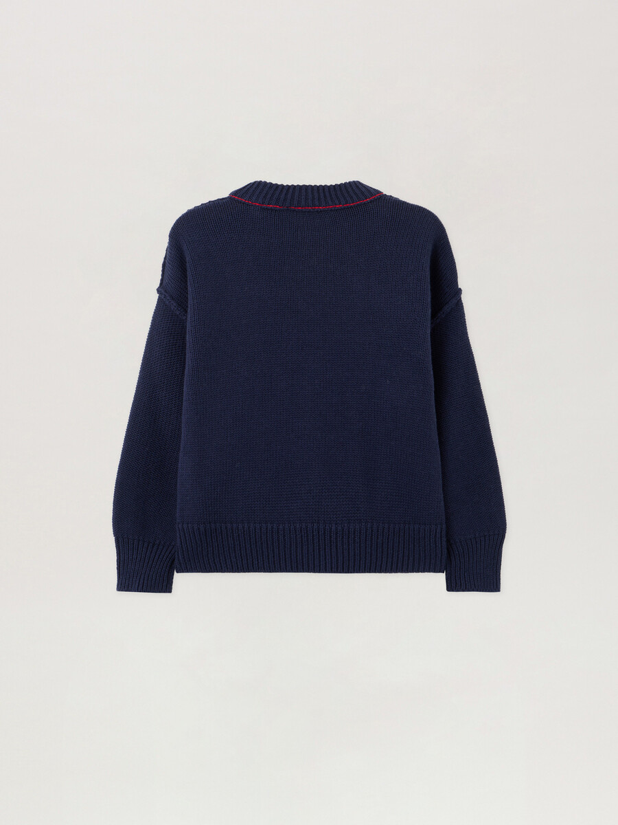 pullover mit palmenflagge
