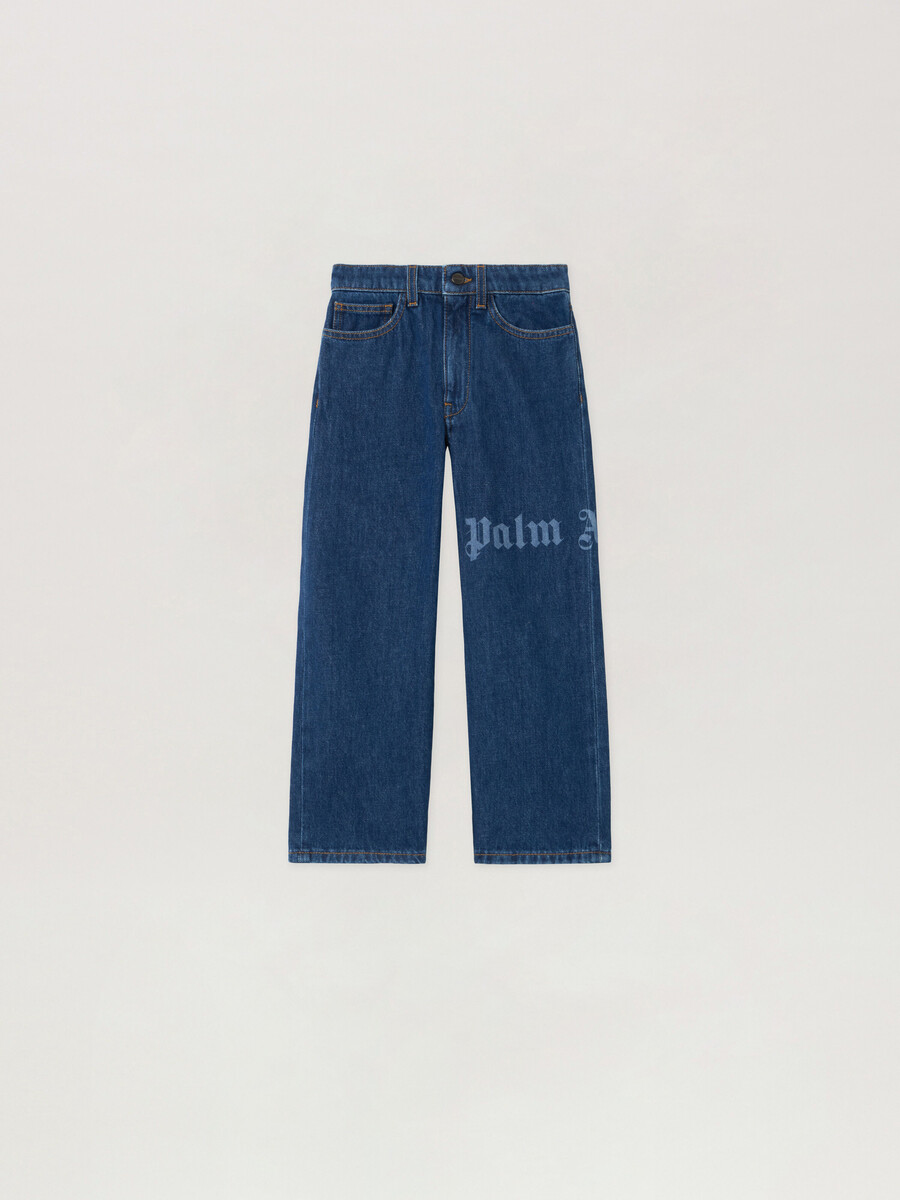 klassische jeans mit logo