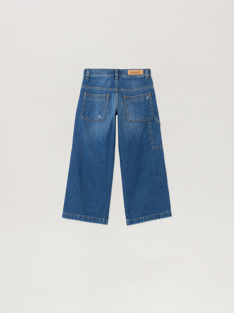 jeans mit logo-print