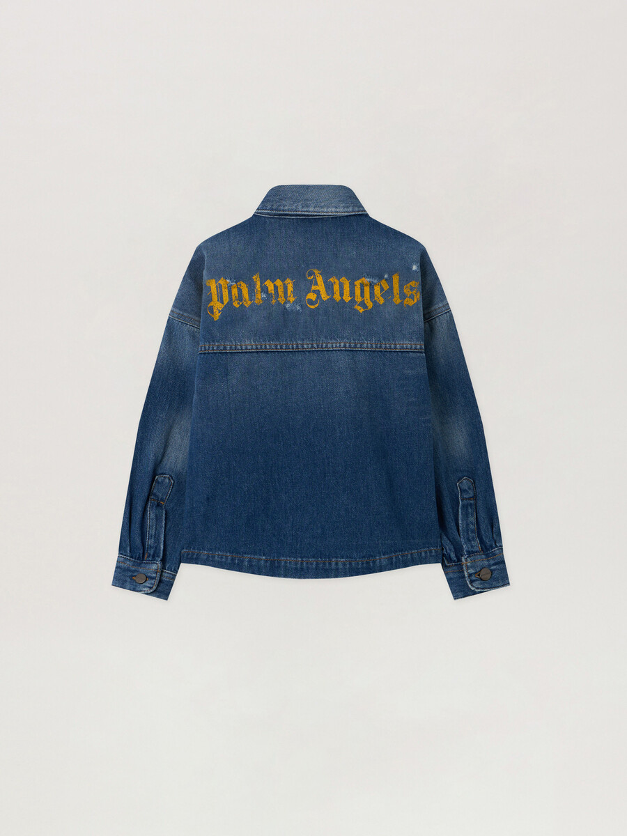 overshirt aus gebürstetem denim