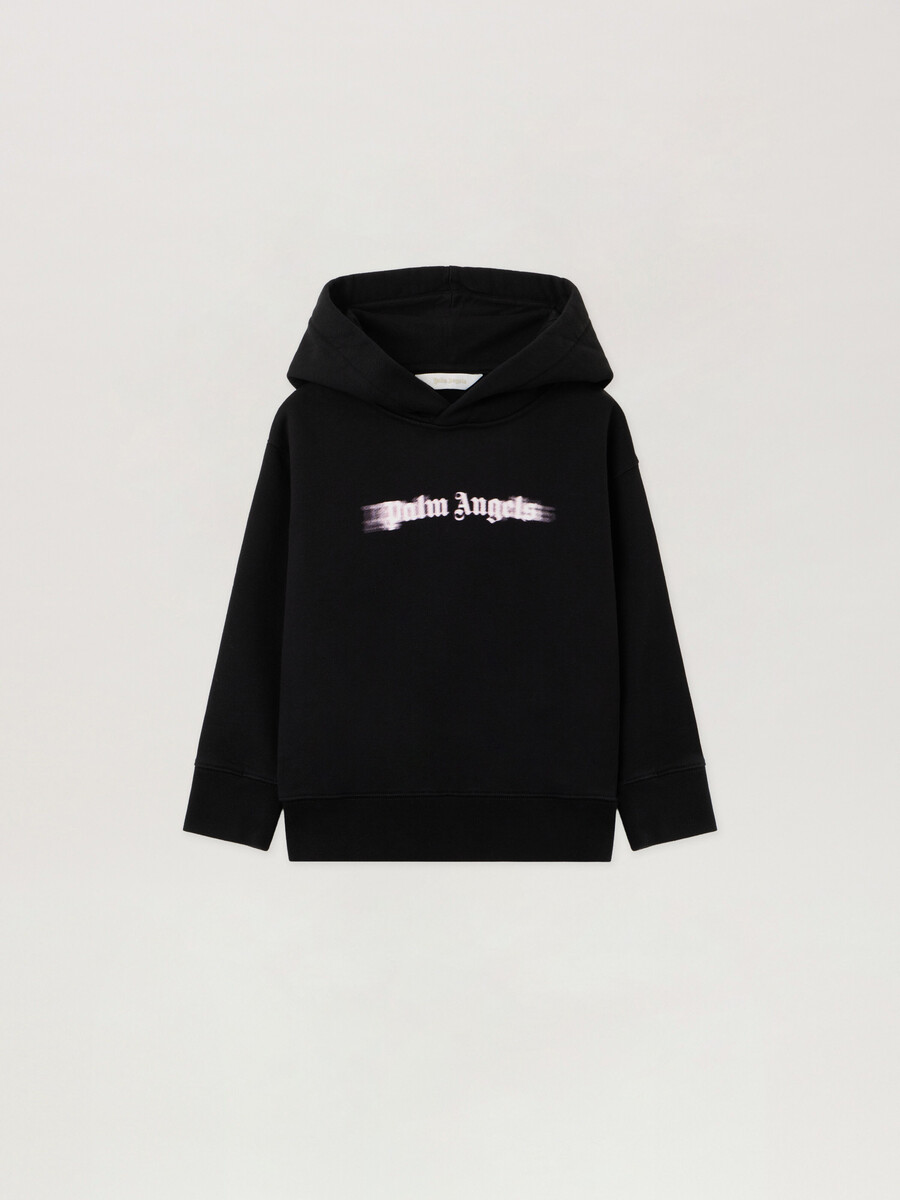 kapuzenpullover mit verschwommener logo