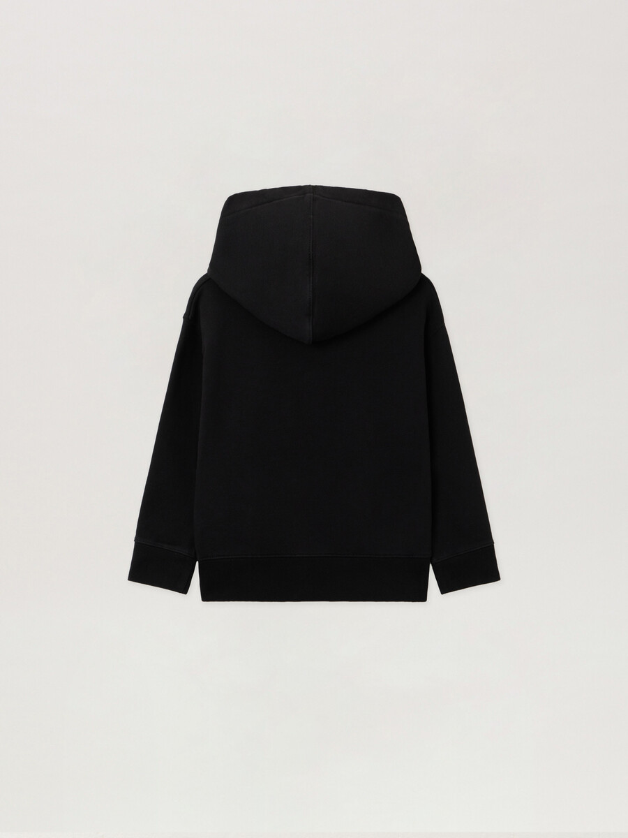kapuzenpullover mit verschwommener logo