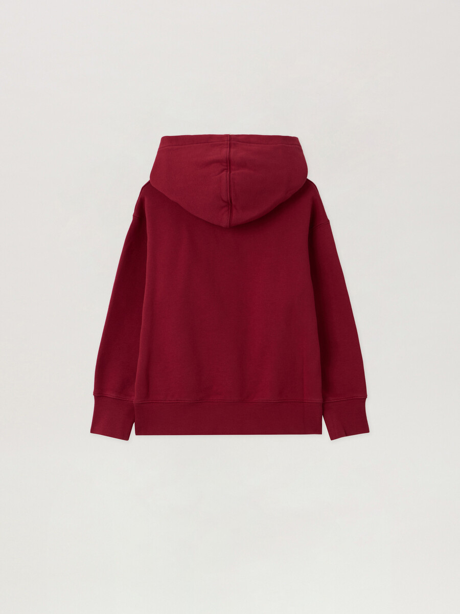 hoodie mit logo am hals