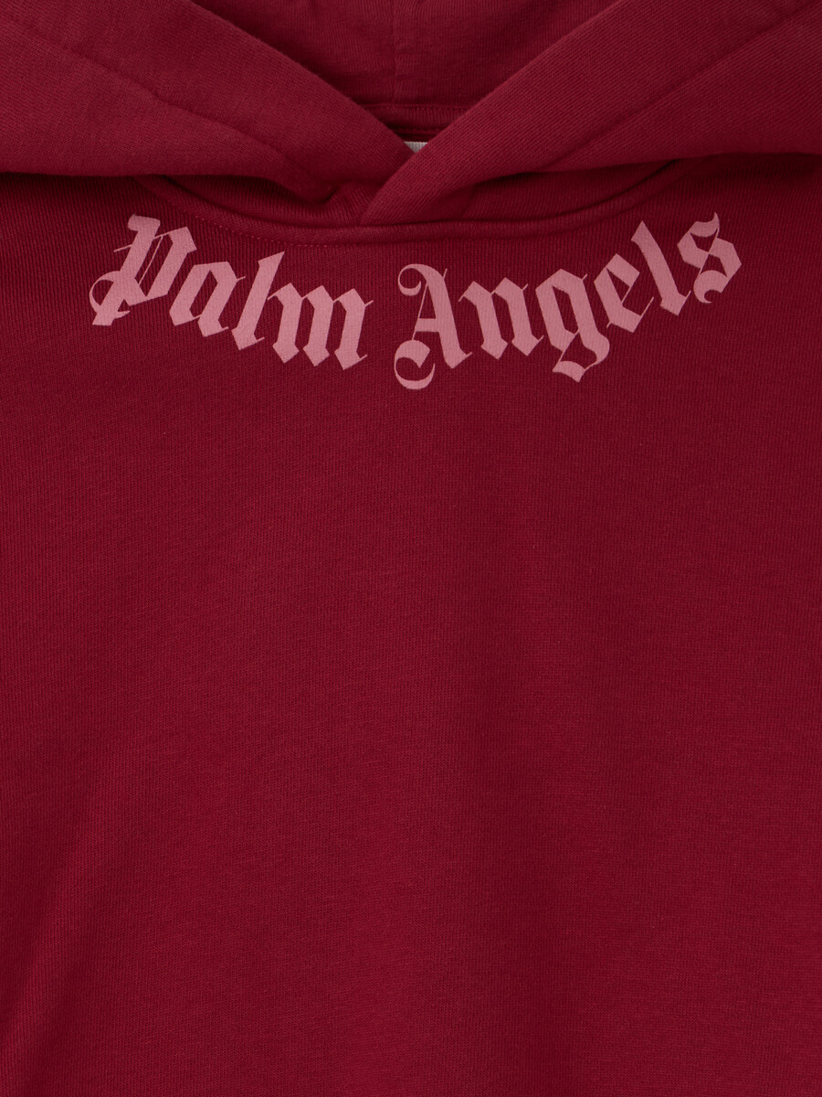 hoodie mit logo am hals