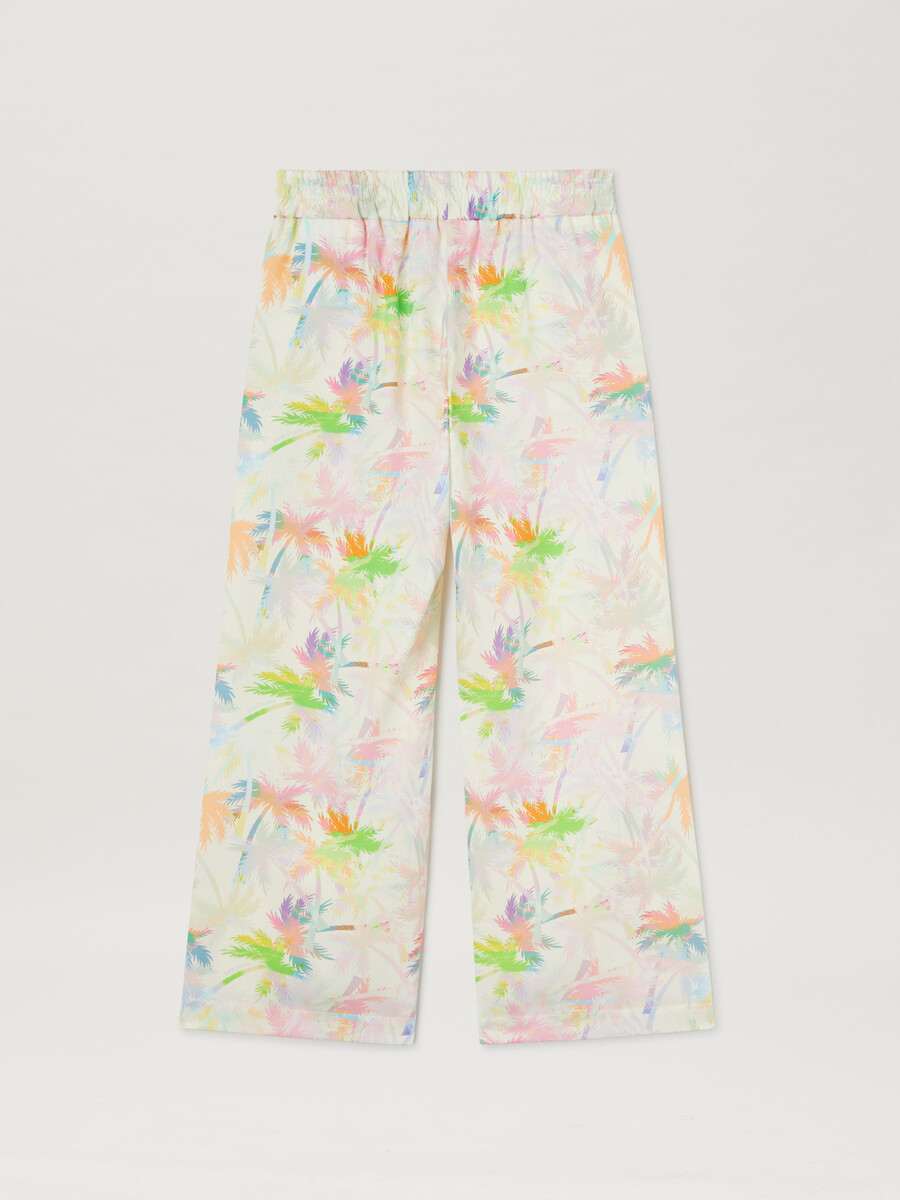 aop palms split pants