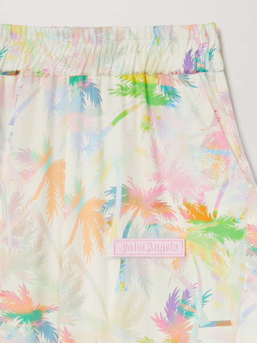 aop palms split pants