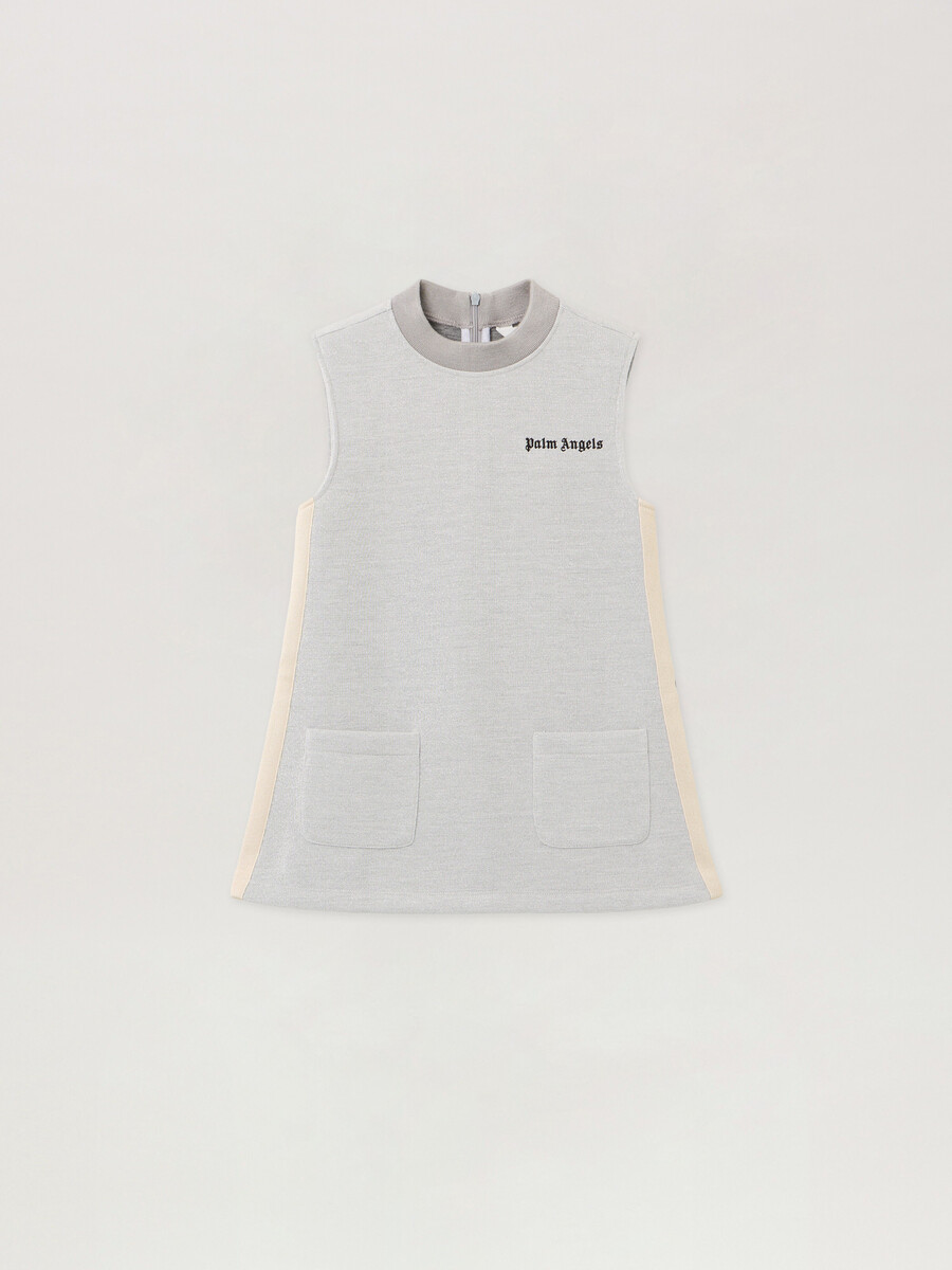 lurex strick-trainingskleid