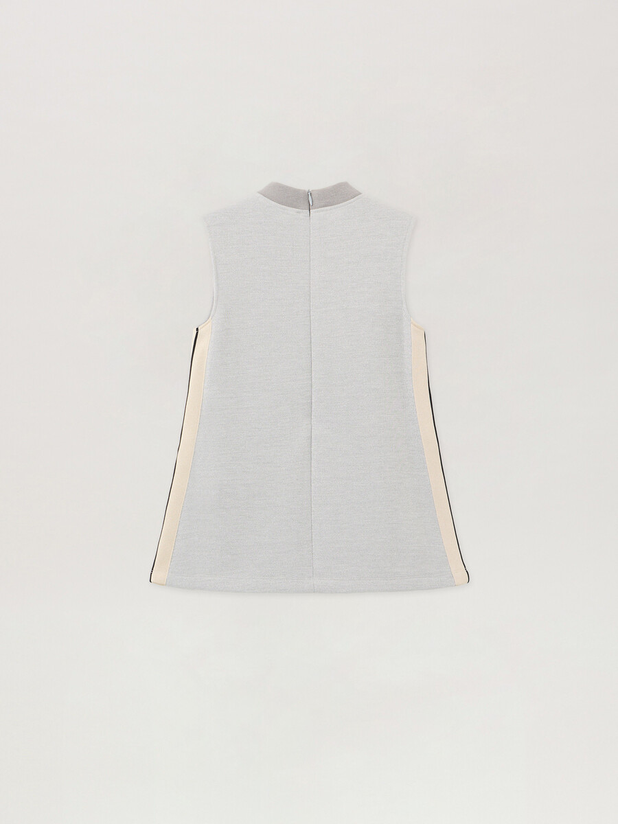 lurex strick-trainingskleid