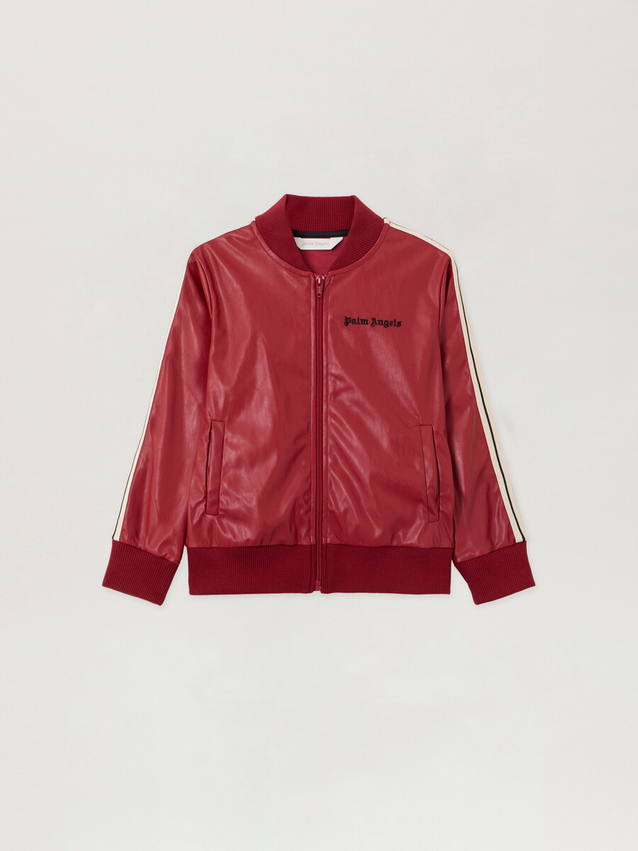 beschichtete track bomberjacke