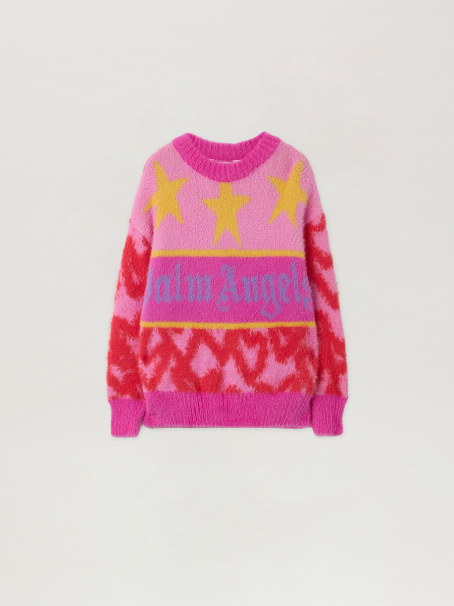 pullover mit sprühherzen