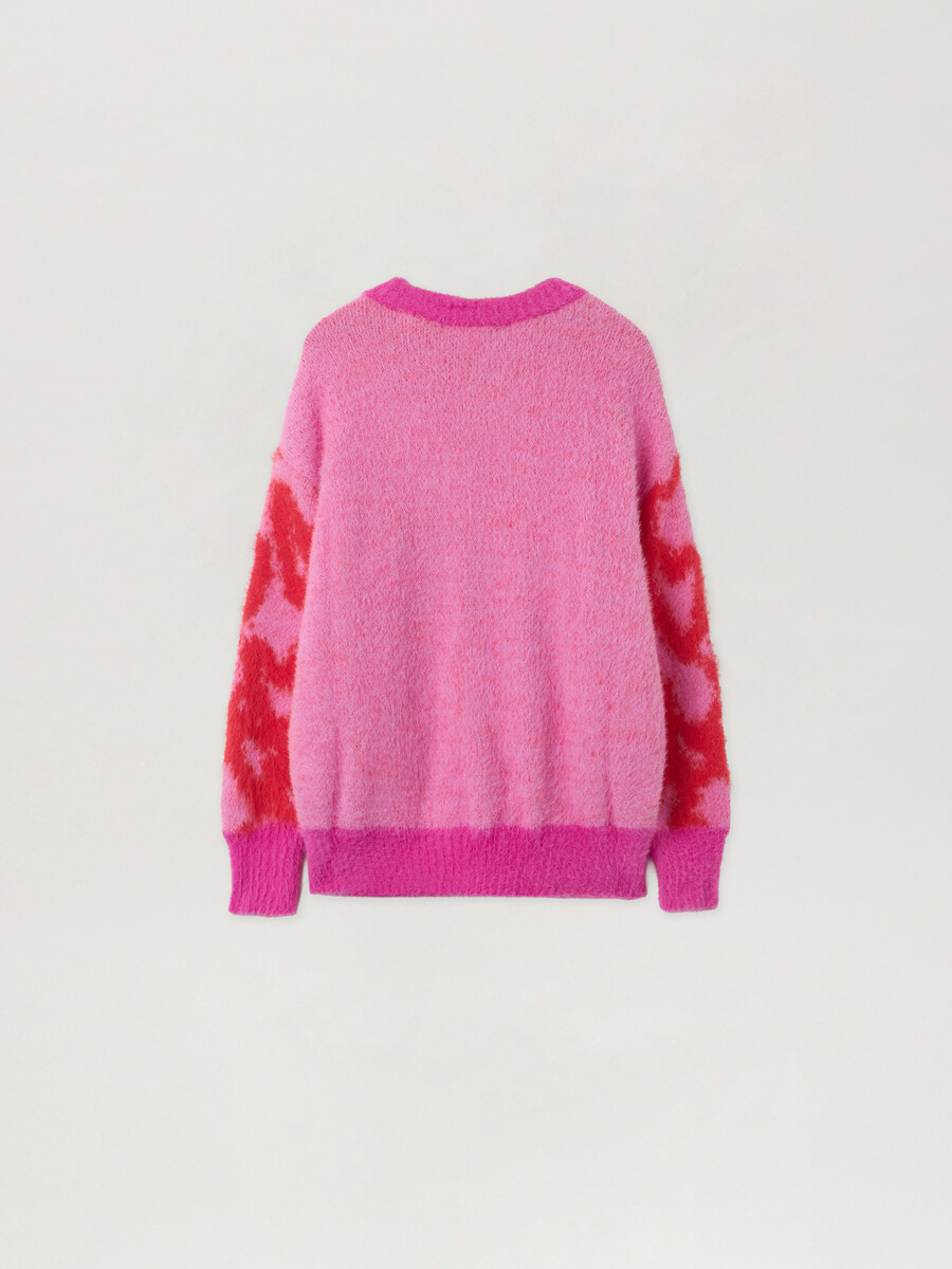 pullover mit sprühherzen